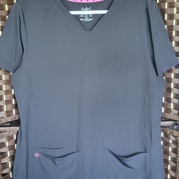 HeartSoul Tops - Black V-Neck Women's Top